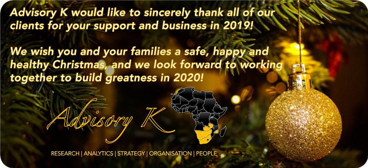 Advisory_K's tweet photo. Advisory K would like to wish our clients, partners, friends and family a wonderful Christmas, and the very best wishes for 2020! 

Thank you for all your support in 2019! https://t.co/gpkE3bBe7p