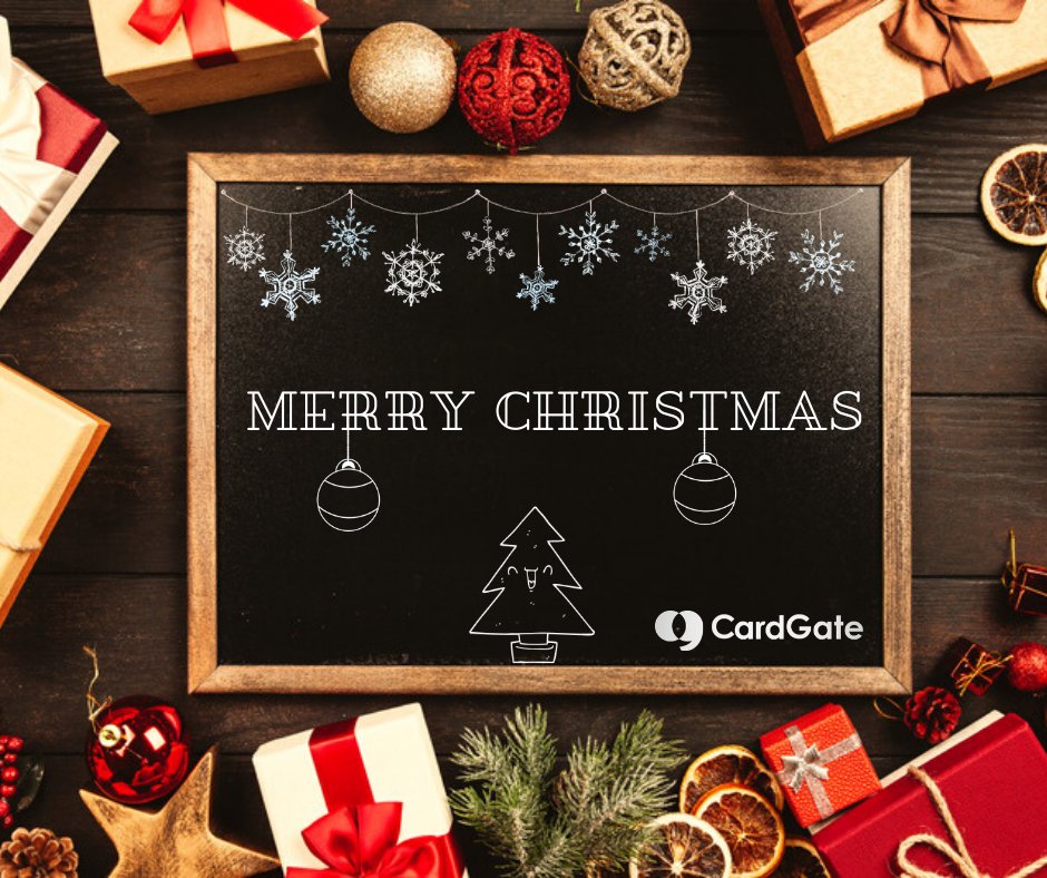 cardgate's tweet photo. Merry Christmas and a Happy New Year!

We wish you peace, joy, and prosperity throughout the coming year. Thank you for your support and partnership. We look forward to working with you in 2020! https://t.co/mFPrxFSvZG