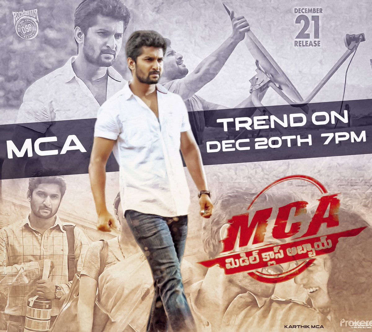 TrendsforNani's tweet photo. ***MCA TREND DAY IS HERE ***

Just 4 Hours Left. Stay Tuned to our Handle @TrendsforNani . 

CDP along With Tag Will be Released At 7pm Today. https://t.co/YTfjWNyaus