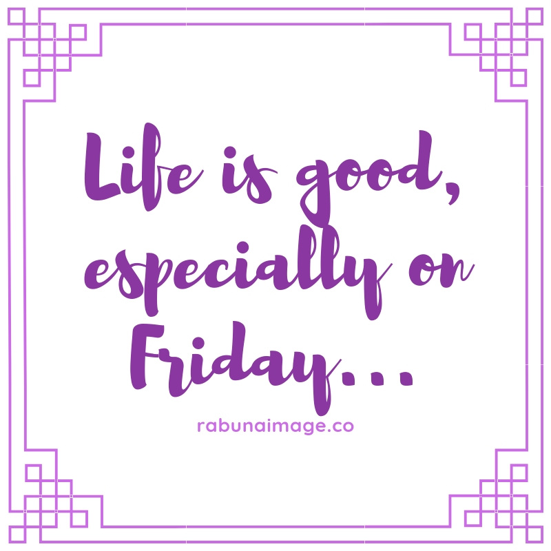 Is it your last day of work before the Christmas break? Or are you working through? Either way, that #fridayfeeling is here again...

IMAGE THAT DEFINES YOU
#stylingyouforsuccess