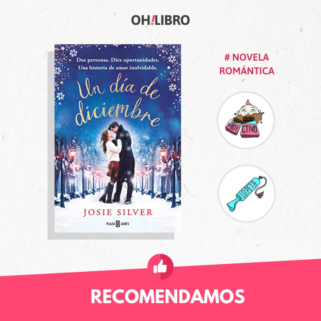 OhLibro's tweet image. 📌Recomendamos "Un día de diciembre" de Josie Silver. 

📚Laurie no cree en el amor a primera vista. Una cosa son las películas y otra, la vida real. Pero, un día de diciembre, todo cambia. ¿Qué planes tendrá el destino para ella?

➡️bit.ly/dia-diciembre

#LibrosRecomendados