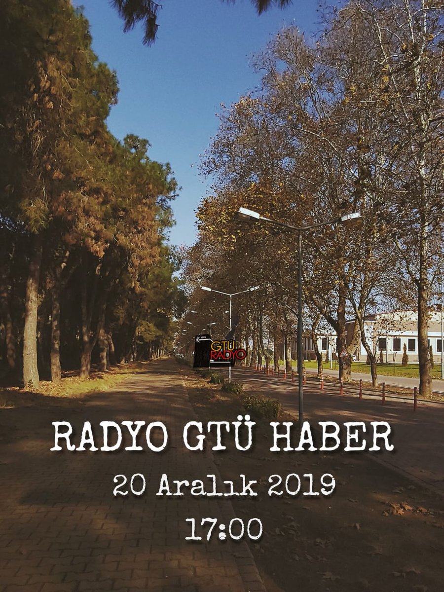 Radyo GTÜ Haber bugün 17.00'de gturadyo.com'da! Kaçırmayın 📻