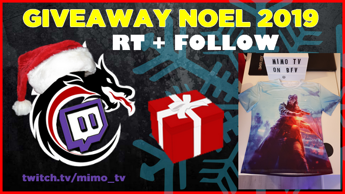 Mimo_officiel's tweet photo. 🎅Noel 2019  #giveaway  1 maillot BFV à 🎁 #GAGNER 🎄

📌TIRAGE Le 26 Décembre 2019🍀

1️⃣ Follow: ▶️@Mimo_officiel
2️⃣ Tag 2 amis en commentaire 👋
3️⃣ RT le post ♻️
4️⃣ Obligatoire Pour valider ton inscription:✔️

https://t.co/JZJnWe7oVr https://t.co/xQx7ca8ynh