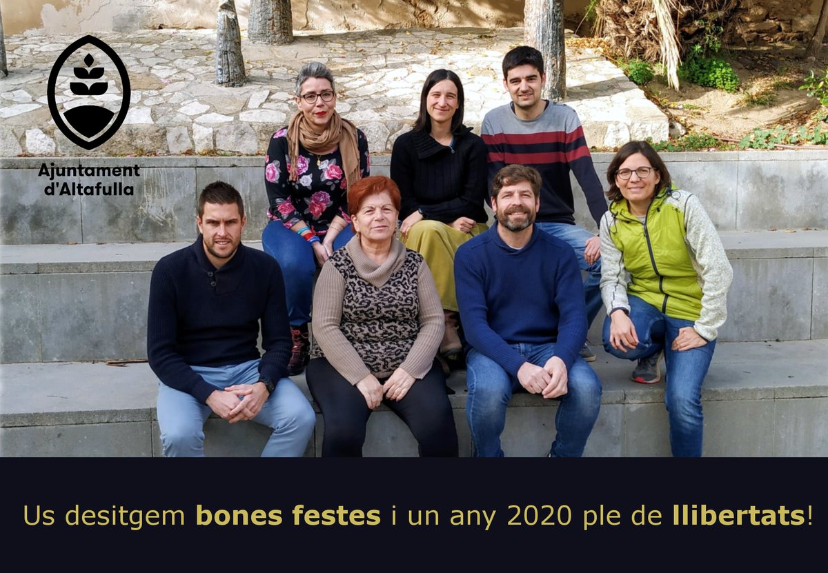 ajAltafulla's tweet image. 😀Us desitgem #BonesFestes i un any #2020 ple de #llibertats 🎄