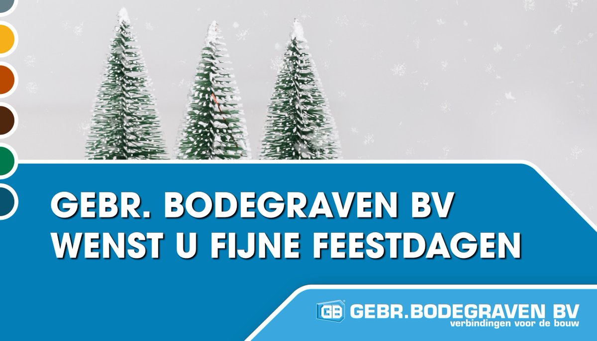 GebrBodegraven's tweet image. In verband met de feestdagen is ons bedrijf gesloten vanaf vrijdagmiddag 20 december 12:00 uur t/m vrijdag 3 januari 2020.

Wij wensen u fijne feestdagen en een prettige jaarwisseling toe.

Gebr. Bodegraven BV

buff.ly/2ZaSy9t