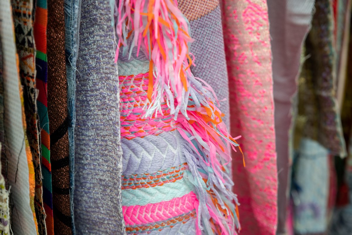 MunichFabric's tweet photo. The team of designers and weavers at Mahlia Kent Design Studios take a truly unique and creative approach to hand and digital weaving, experimenting with a range of techniques and materials to achieve stunning results.
#munichfabricstart #ss2021 #viewmunich https://t.co/5pcLaKf2NB