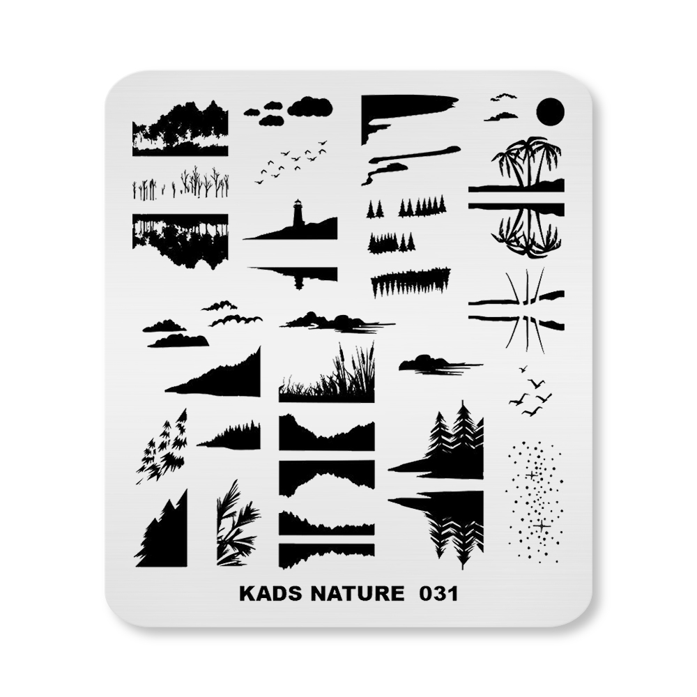 Kadsnailart's tweet photo. Nail design using KADS stamping plate Nature 031 from AliExpress store(link in bio). #nails #kads #kadsnailart #nailart #nailfashion #nailwork #naildesigns #nailplates #kadsnature #kadsnature031 #nailpolish #sunsetnails #mountainnails #skynails #beachnails #oceannails https://t.co/s3M8Fr8K8D