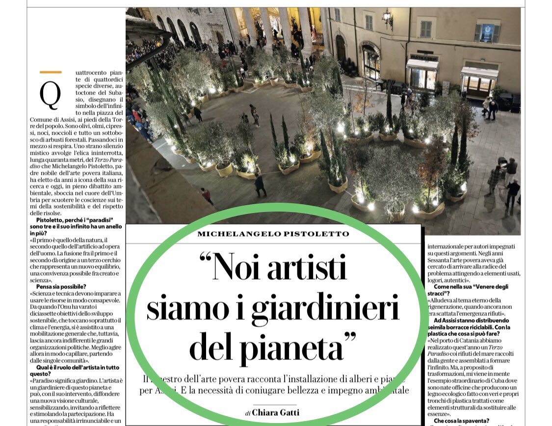 JacopoTomatis's tweet photo. ⚔️ Da oggi su @NetflixIT @witchernetflix, serie erede del Trono di Spade.
🎨 Su #repubblica intervista a Michelangelo #Pistoletto “Noi siamo giardinieri del pianeta”
🐫 Sul #manifesto percorso di letture sui rapporti tra Occidente e Oriente.
#RassegnaStampaFutura #Cultura https://t.co/TgQdKLFHvC