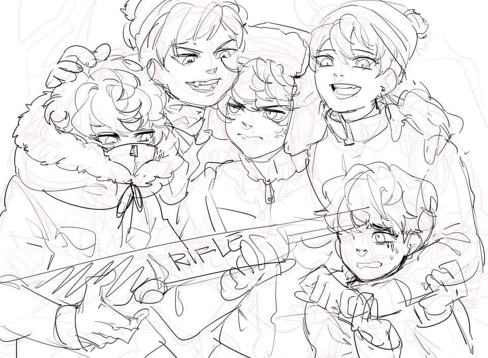 s-so much WIPs,,, idek which to work on first 