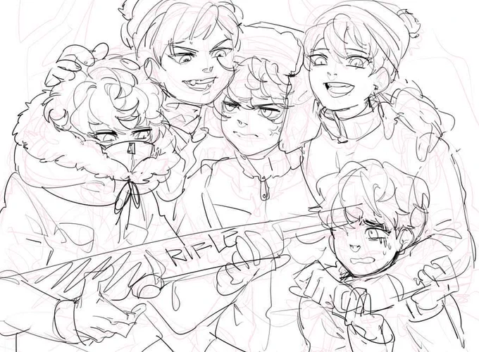 s-so much WIPs,,, idek which to work on first 