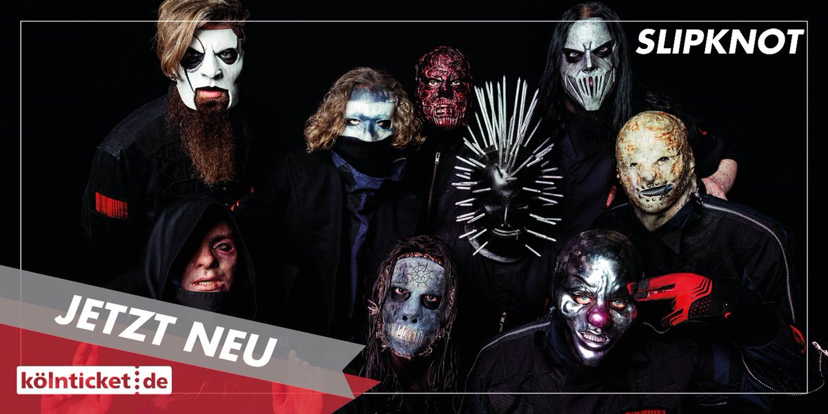koelnticket's tweet photo. Slipknot im #RheinEnergieSTADION‼️🤘
Die #Metal #Legenden kommen im Juli 2020 auf ihrer We Are Not Your Kind World Tour nach #Koeln! #Tickets bekommt ihr ab sofort bei uns!

👉👉 https://t.co/VaqRjyqTds https://t.co/OOjvLxfiZQ