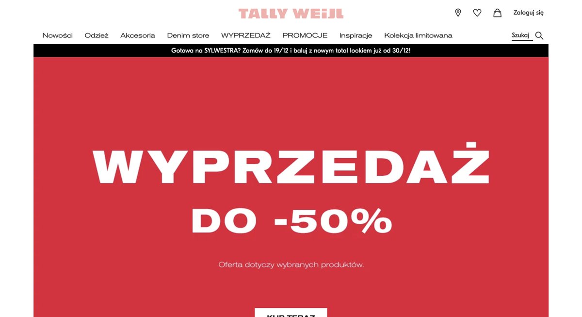 Our <a href="/DivanteLTD/">Cloudflight Poland</a> <a href="/VueStorefront/">Vue Storefront</a> tribe just deployed a new baby for a well-know fashion brand! All markets, language versions at once! Congrats to the team! #javascript tally-weijl.com