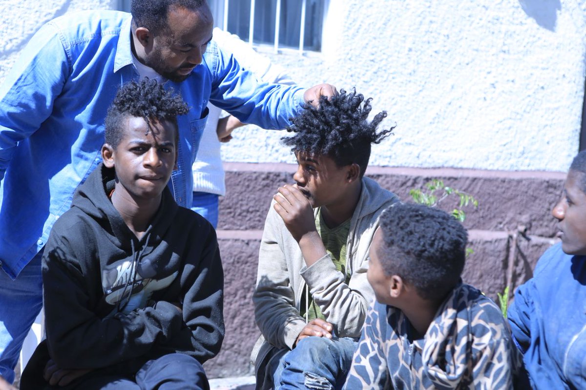 BrightStarEth's tweet photo. Winsouls Ethiopia together with lots of Kifle Ketema workers managed to take 101 kids from the streets of Addis on Dec 12 &amp; 13. They were led to the rest center to take shower, new clothes, shoes &amp; food to eat. The process was so overwhelming. Thank you all who participated. https://t.co/MWPGHMSf69