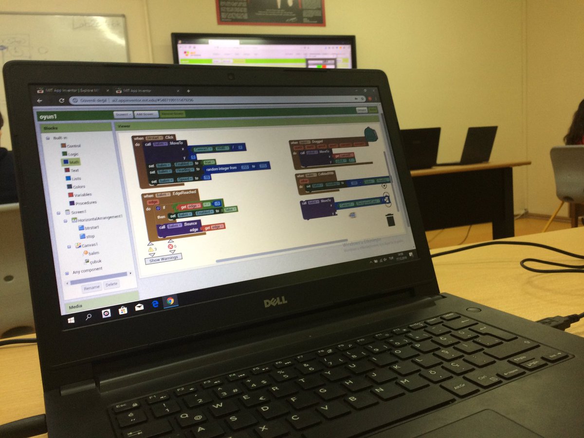 serkan_konus's tweet image. Bu hafta Appinventor Web uygulaması ile 6. Sınıflarımızla “Top Oyunu”, 7. Sınıflarımızla ise “Sayı Tahmin Oyunu” android uygulamalarımızı eğlenceli bir şekilde geliştirdik ve keyifle oynadık. 💻 📱#bahcesehirkodluyor #codingbk #edirnebahcesehir