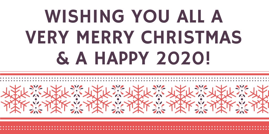 Our team will be taking a well earned break, finishing at 12pm today for the Christmas party. The office will be open as usual Mon and Tues next week then we are closed until 9am on Thursday 2nd January 2020. Wishing everyone a Merry Christmas &amp; a Happy New Year!
