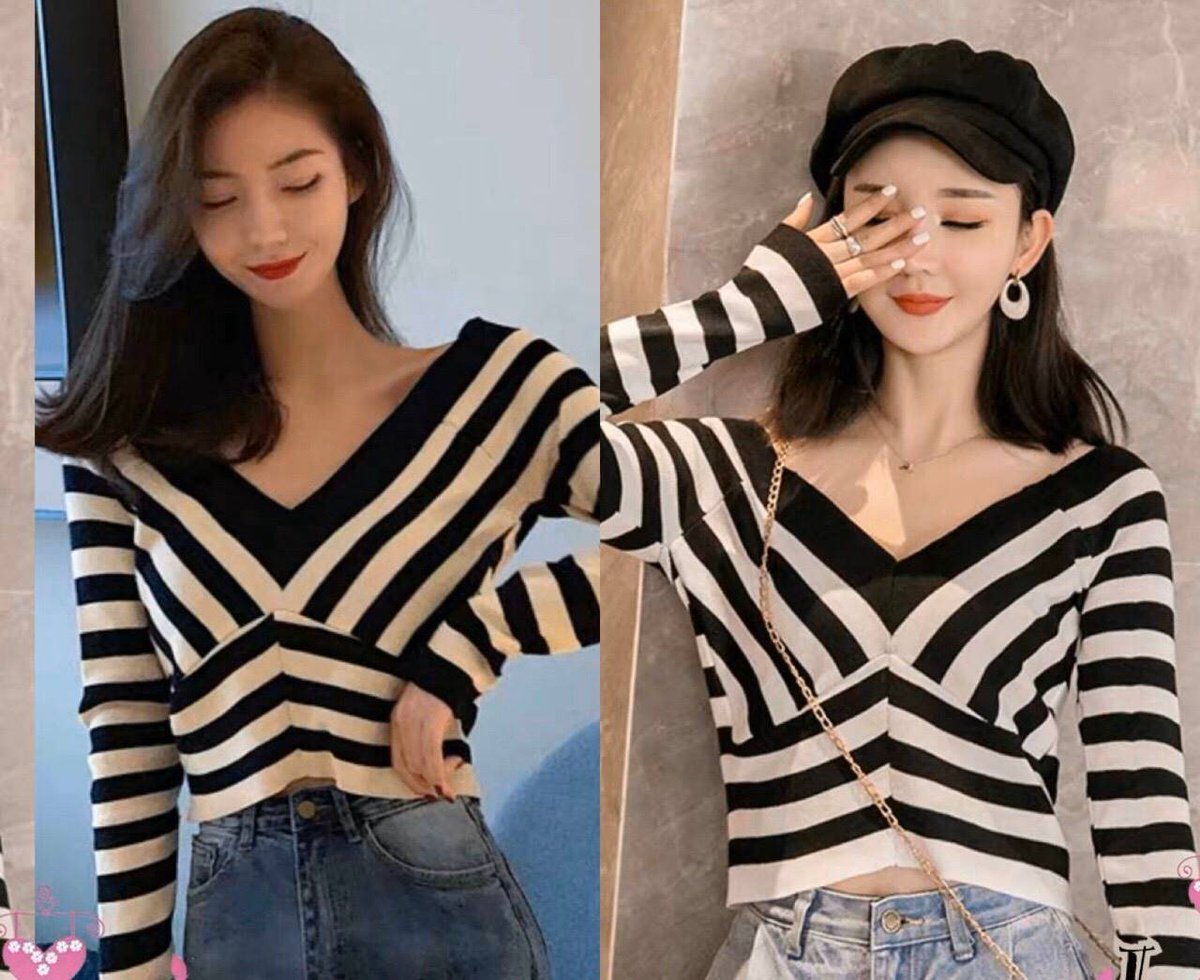 pluto_inde's tweet image. ♥️แบบเข้าใหม่พร้อมส่งงานหมดเร็วรีบสั่งนะคะ🚩🚩
🛍ราคา:250฿
มา 2 สี 
ขนาด:อก34”-42”ยาว17”

✅เสื้อไหมพรทแขนยาวทรงคอวีลายริ้วเก๋ๆ‼️‼️
สนใจ👉สั่งซื้อได้ที่ 🆔LINE : @853uorlu (มี@ข้างหน้านะคะ)หรือทักข้อความนะคะ

#รับตัวแทนจำหน่ายฟรี!! ไม่ต้องสต๊อกของ