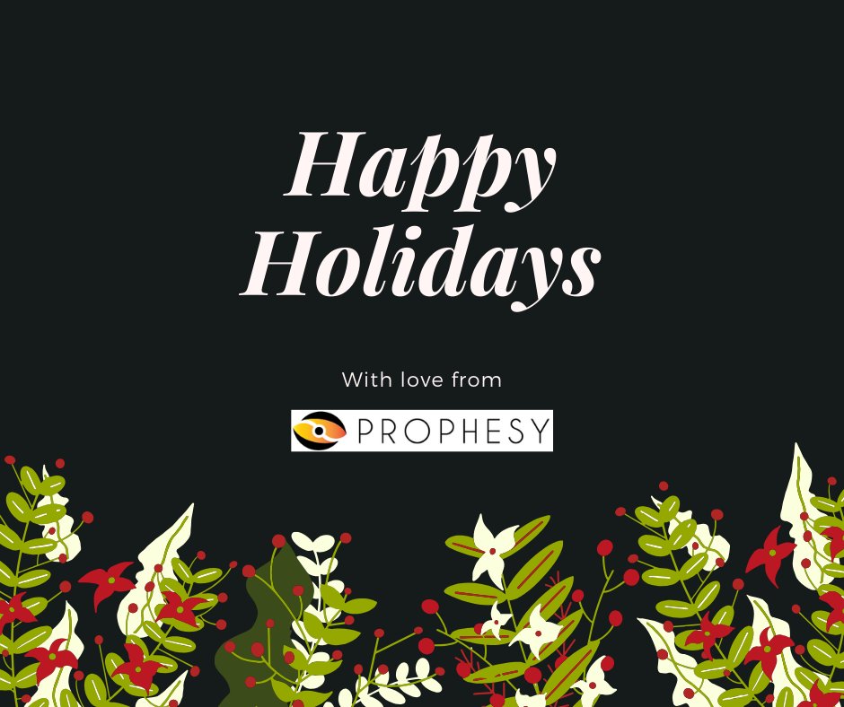 Many wishes for happy holidays from #PROPHESY project!
