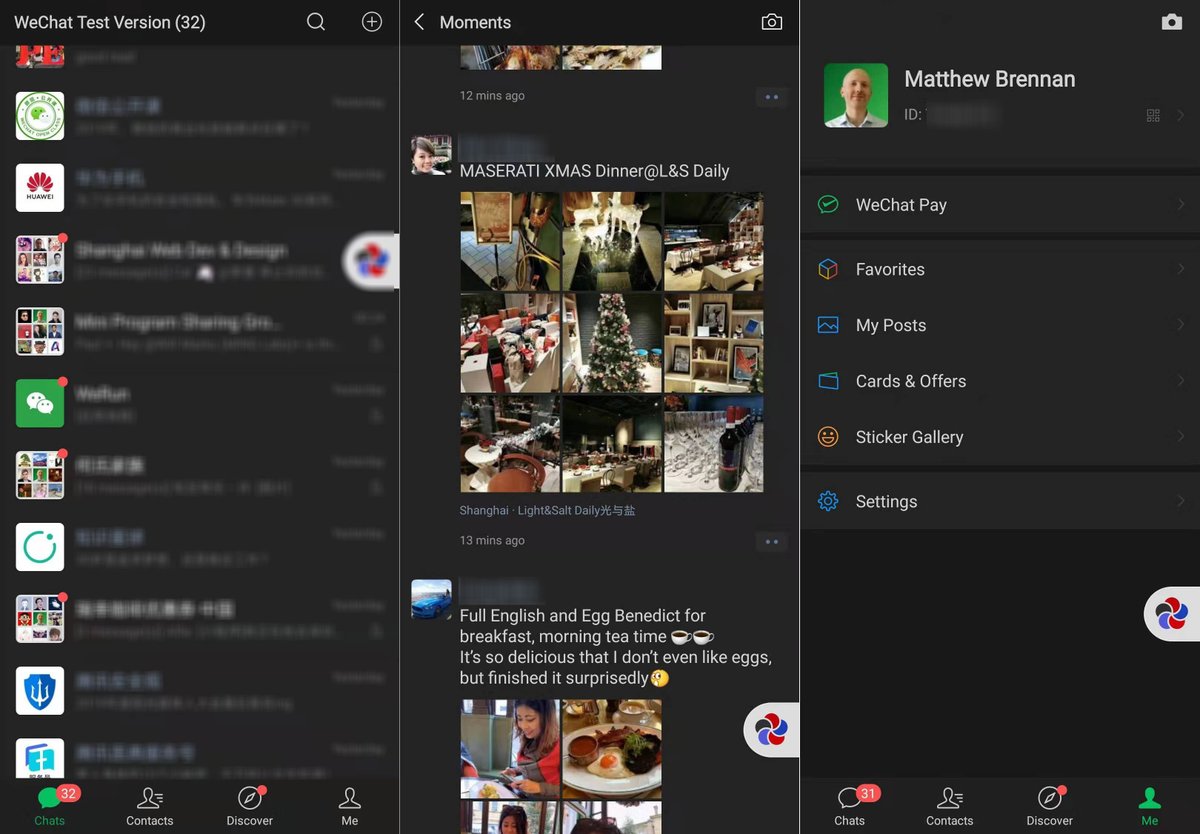 𝙈𝘼𝙏𝙏𝙃𝙀𝙒 𝘽𝙍𝙀𝙉𝙉𝘼𝙉 Dark Mode Is Coming To Wechat Soon 𝙈𝘼𝙏𝙏𝙃𝙀𝙒 𝘽𝙍𝙀𝙉𝙉𝘼𝙉 Dark Mode Is Coming To Wechat Soon