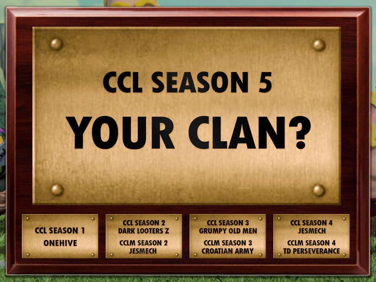 CLASH CUP LEAGUE SEASON 5
After 4 outstanding seasons of action we look to go bigger and better!  An all new Town Hall 13 league will add even more excitement to your favourite event.  Not applied yet?  Get yourself onto the Clash Cup discord server: discord.gg/mWQ8GQY