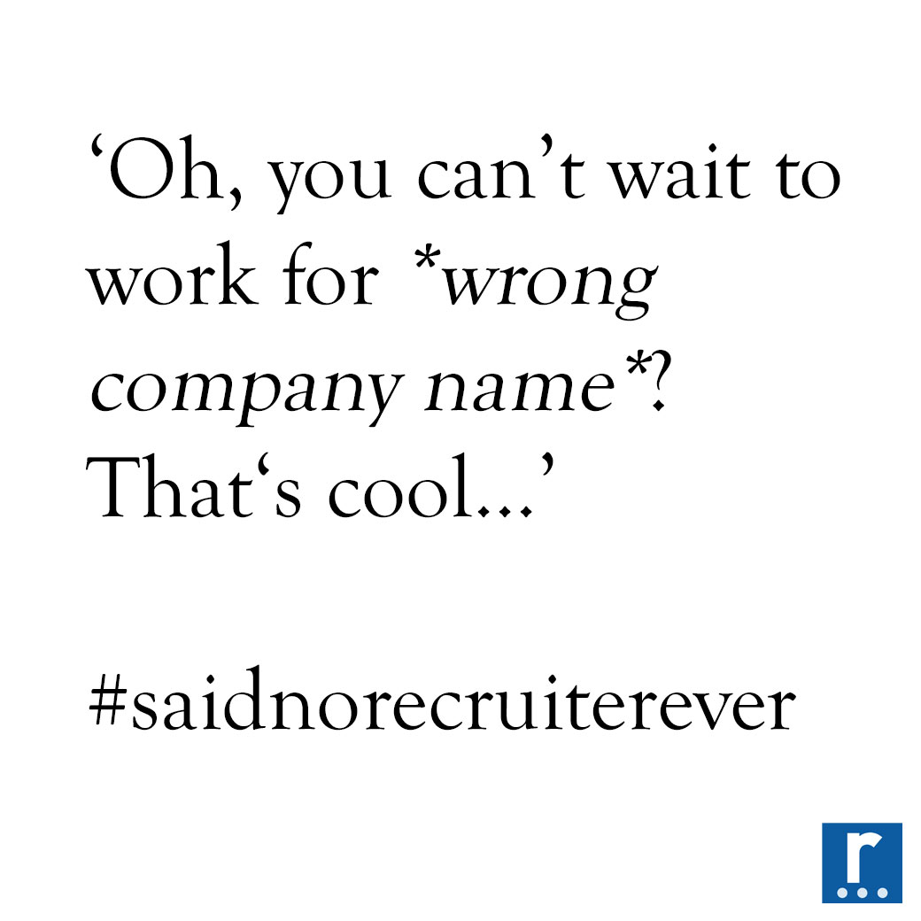 reedcouk's tweet photo. Remember: it's ALWAYS important to tailor your CV... #saidnorecruiterever https://t.co/6MAtd94ume https://t.co/IReTft2qNa