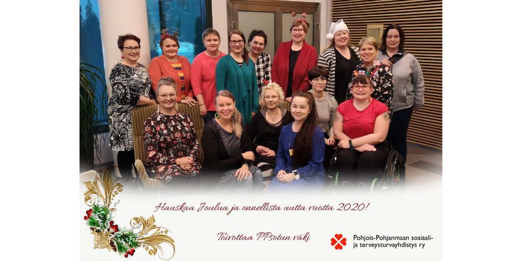 ppsotu's tweet photo. Hyvää joulua! #järjestöt #pohjoispohjanmaa #ppsotu https://t.co/hLG712WvV3