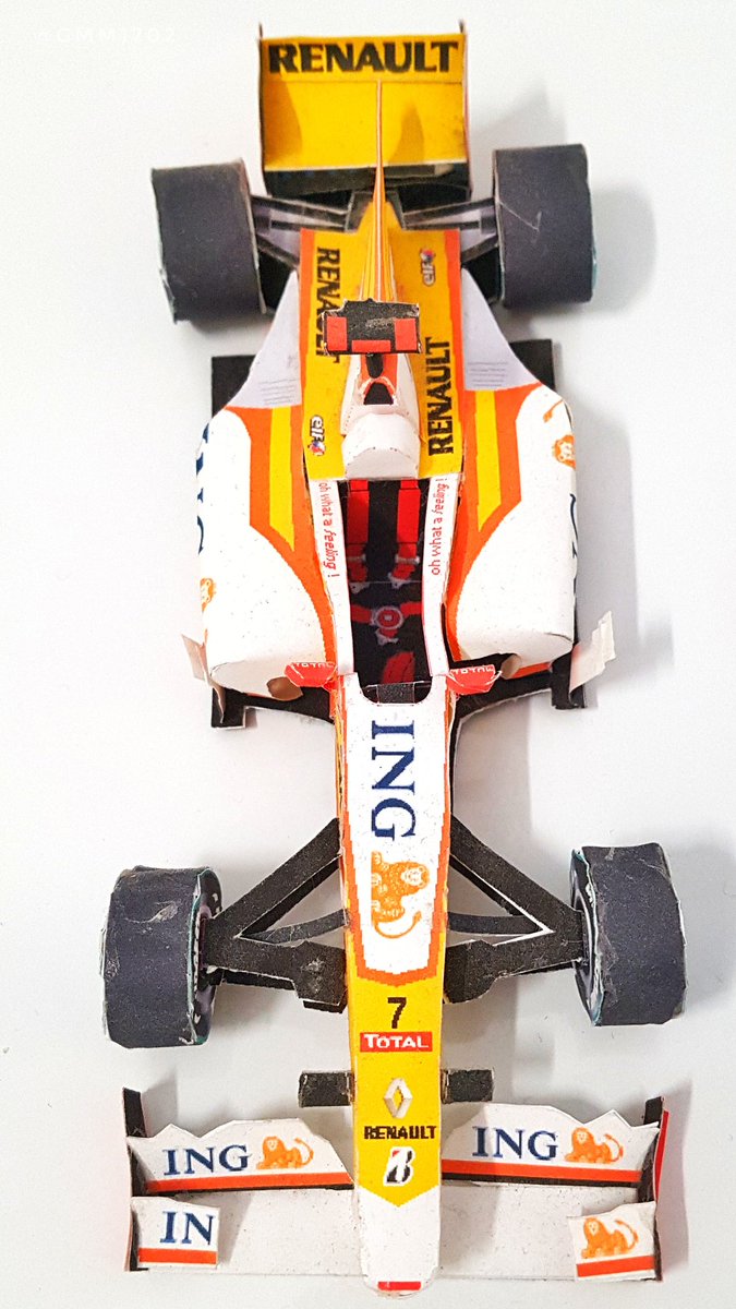renault R29 F.Alonso paper model 