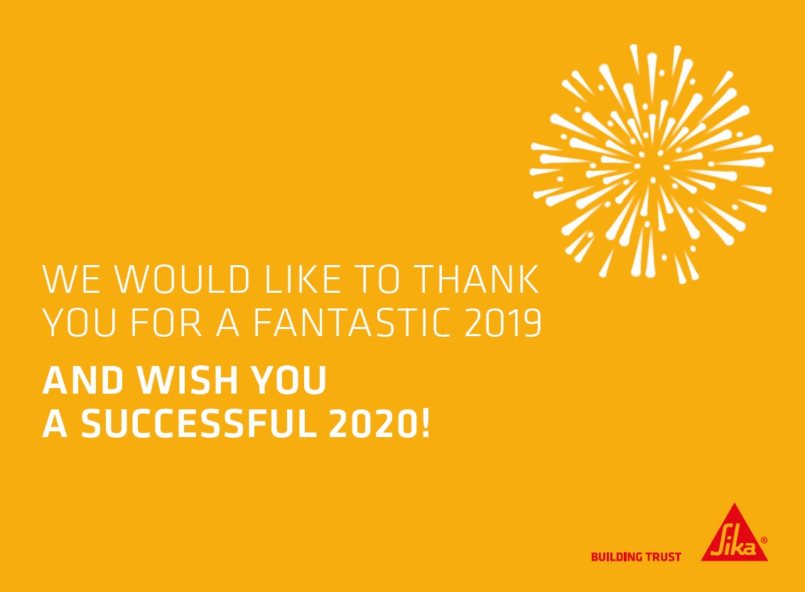 SikaIreland's tweet photo. Best wishes and happy holidays from Sika Ireland. May you have a festive #holiday season and a prosperous New Year! https://t.co/Hf9inqGhZu