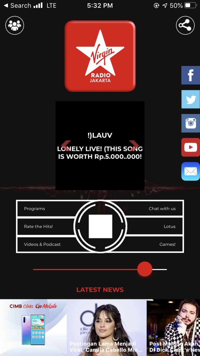MAUMAUMAUMAUMAUMAUMAUMAU @virginradiojkt #FULUSTERUS