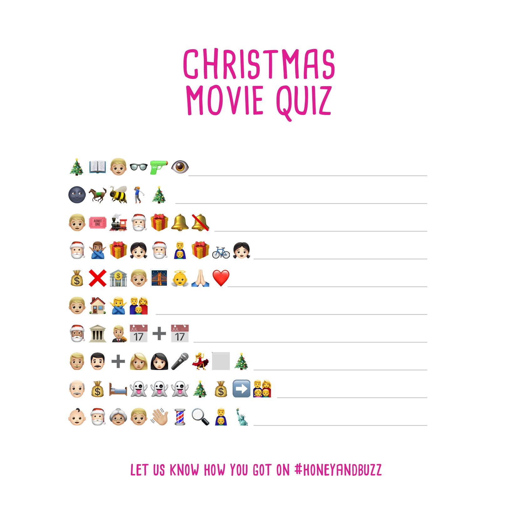 Christmas emoji online quiz