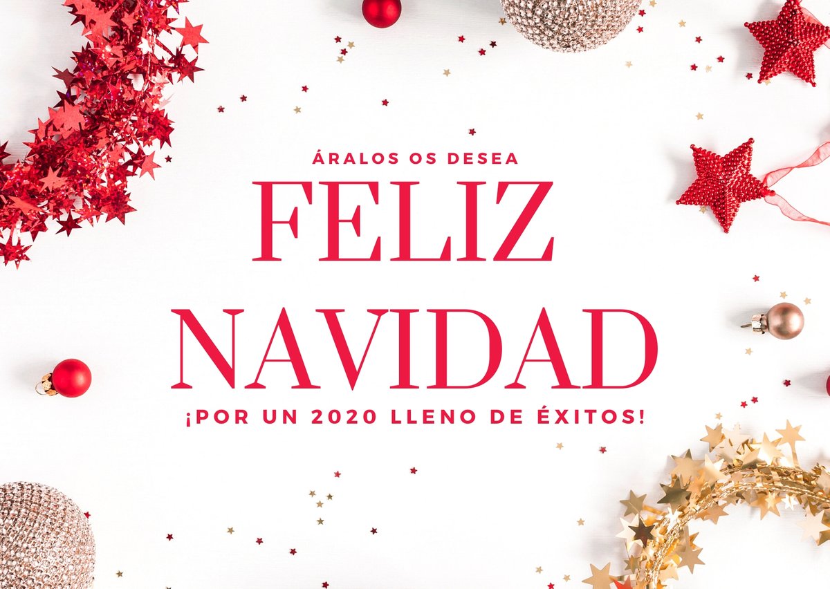 aralos's tweet image. ¡Os deseamos felices fiestas! 🎄💫