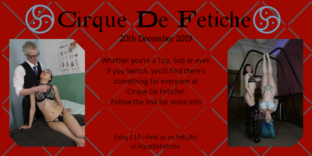 CirqueDeFetiche's tweet photo. Our debut event is tonight!

Will we see you there?

🔗 https://t.co/8jDROhmzY4
📷 @fetishoria 

#ukkink #ukfetish #fetish #kink #bdsm #Glasgow #CDF #CirqueDeFetiche https://t.co/iUxJs1GfJN