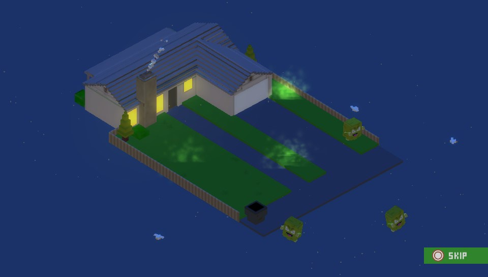 boersc's tweet image. But then, there is a cutscene, and the grass becomes sentient. #IndieXmas #GrassCutter