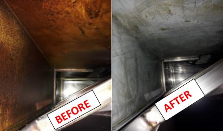 ProDuctClean's tweet photo. Clean Ducting = Happy customer 🙂
#ductclean #grease #kitchenextract #TR19Grease #beforeandafter https://t.co/fqrpM6z8mN