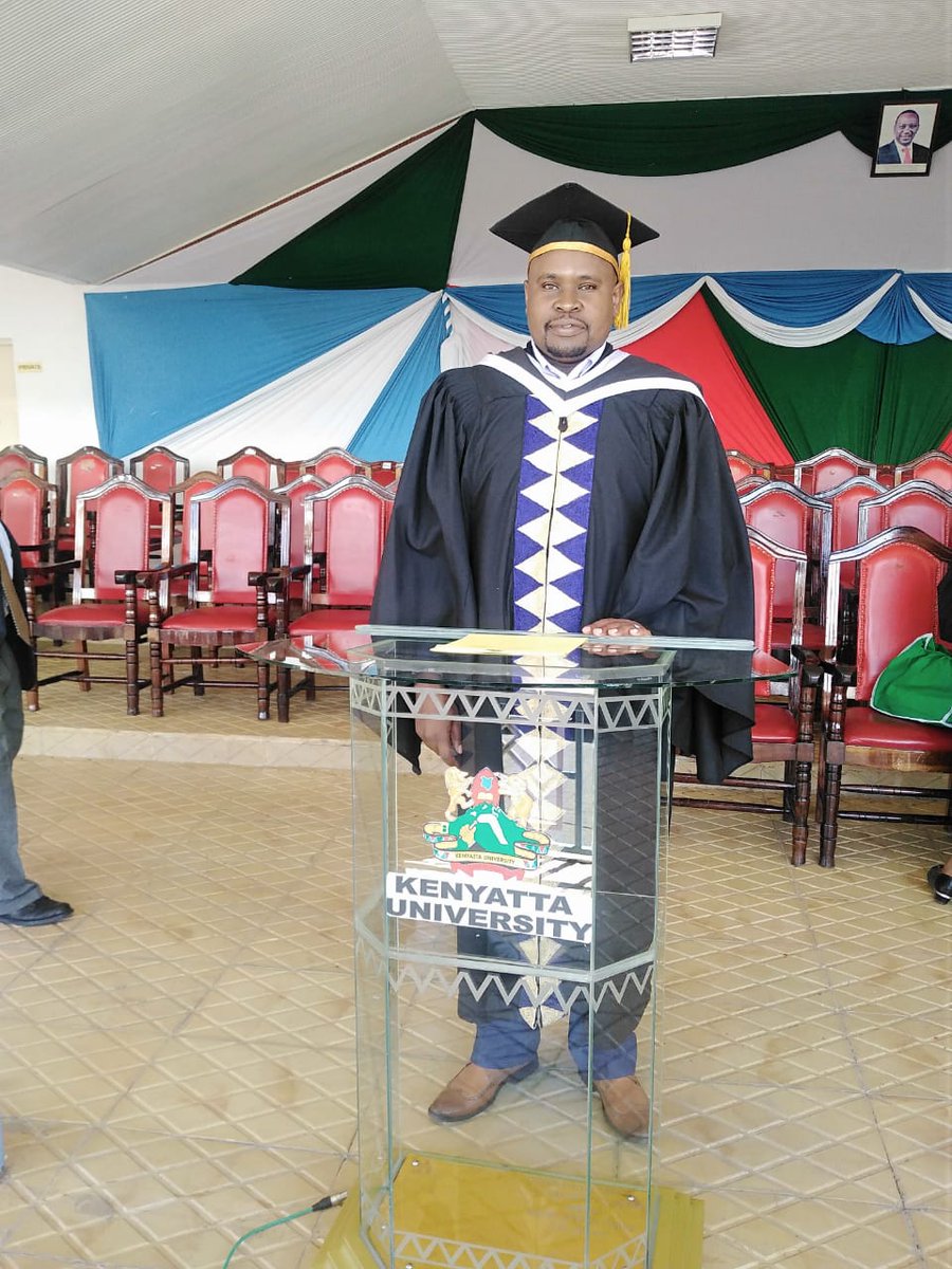 CrimeMustFall's tweet photo. Congrats to @JOEGIKARURI ,the PCAK Hon.Treasurer, on his well deserved academic milestone as he graduates with MPMA(Masters in Public Management & Administration) during today's KU 47th Graduation Ceremony.
#CongratsAreInorder https://t.co/Xiygk3S2GM