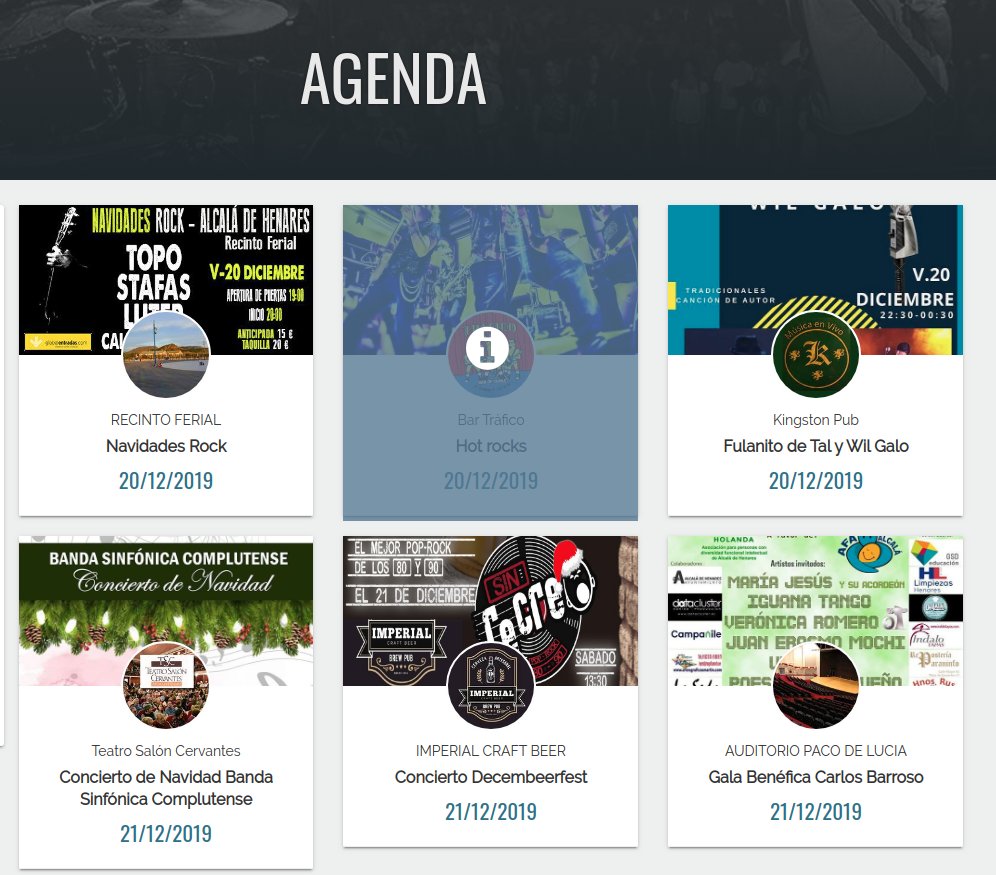 🎅🎅Comienza el maratón de comer gambas 🍤y sesiones de cañas infinitas🍺, y que mejor manera de celebrar estas fechas con la familia y amigos que con música en directo, con el montón de propuestas que ofrece nuestra ciudad este fin de semana. +info  👇 

alcalaesmusica.org/blog/2019/12/2…