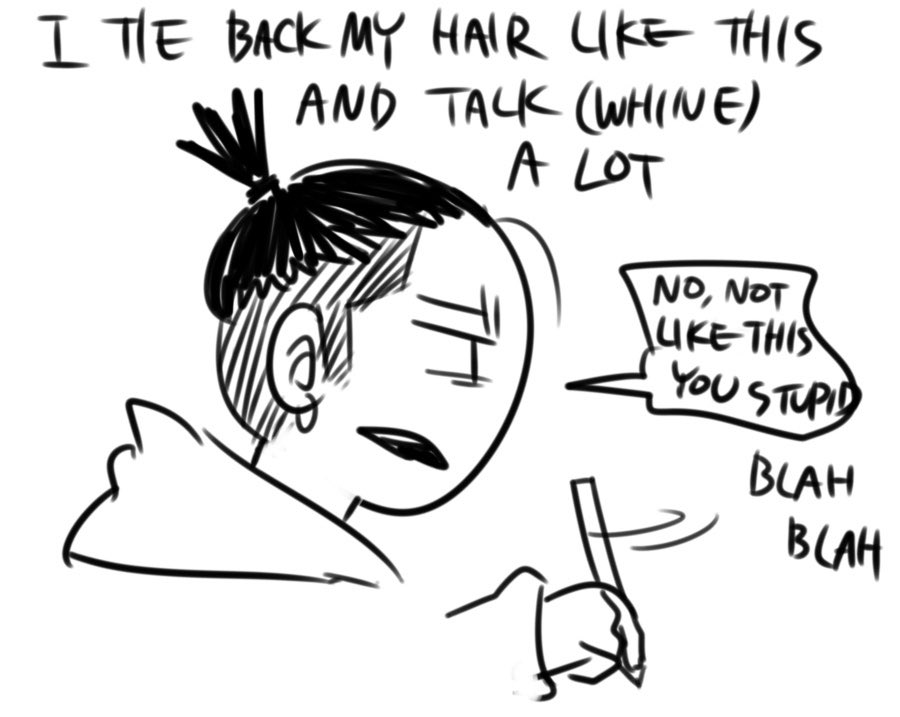 Me while drawing
My friends call me Shikamaru lol 