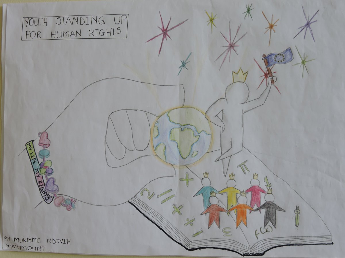 Congratulations to Muwemi Ndovi of Mary Mount Secondary School, #Mzuzu for emerging as a winner in our #HumanRightsDay2019 Drawing competion - The Youth Standing for Human Rights