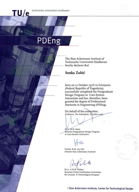 Glavni majstor Radionice sajtova nije plagijator kao Siniša Mali.
Senka Zubić je pravi doktor za veb sajtove.