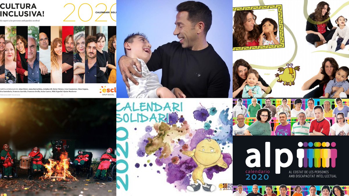 fepccat's tweet photo. Tanquem el 2019 i encarem un 2020 ple de reptes. Aprofiteu les festes per regalar els calendaris solidaris de les entitats membres i feu que cada mes us acompanyin les persones amb paràlisi cerebral i pluridiscapacitat!
https://t.co/zEth7f0V3F https://t.co/aV9D3dmOr0