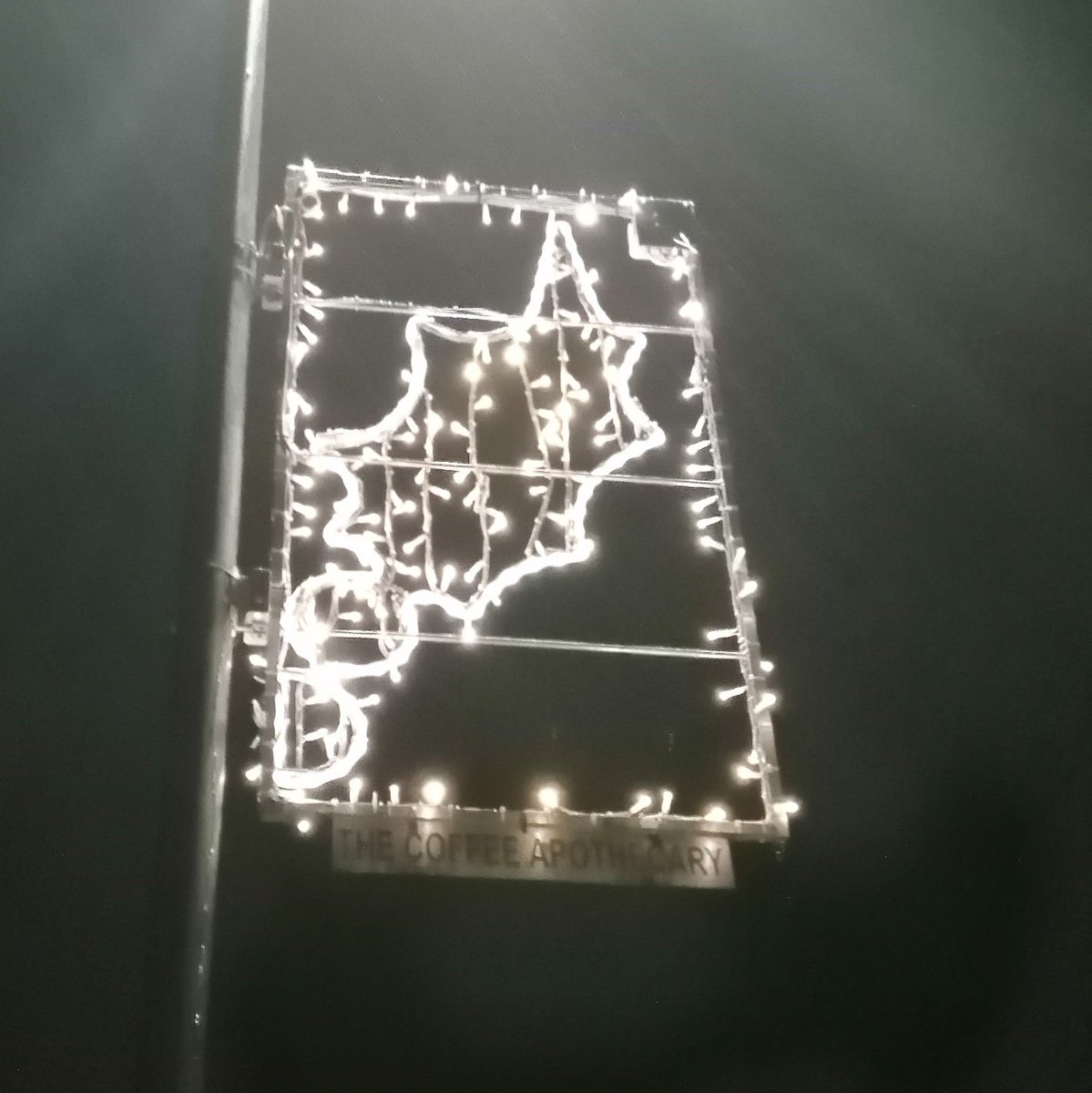 Always love seeing Pitmedden lit up with Christmas lights and get excited every year seeing 'our' light on the way out the village to us!