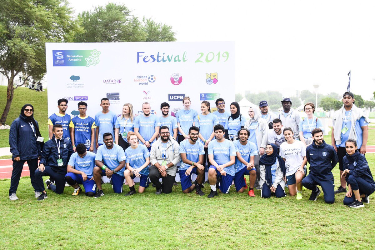 PSG_arab's tweet photo. 📸 شاركت أكاديمية باريس سان جيرمان في قطر يوم أمس في مهرجان الجيل المذهل 2019 وقدمت أنشطة كروية لـ 150 مشاركاً من 12 دولة مختلفة! 🌎

شكراً @GA4good لهذا الحدث المذهل، نتطلع إلى مزيد من التعاون! 😍

#GA4Good #GAFestival2019 https://t.co/eWN4qKrBWb