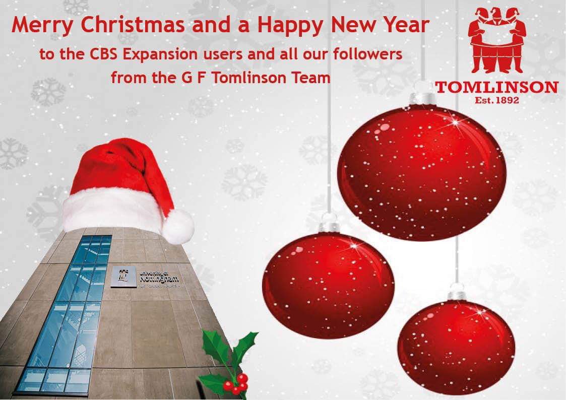 CBSExp's tweet image. The @GFTomlinson Team would like to wish all our #CBSExp followers a Merry Christmas &amp;amp; Happy New Year🎄@UoNCapProj @UoNCancerCentre #Christmas
