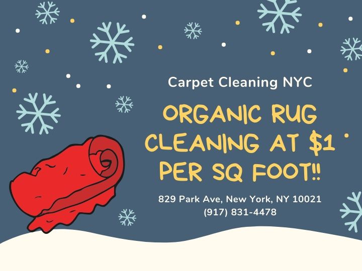 At Carpet Cleaning NYC, we want you to get the very best value on carpet cleaning. That is why we offer a special discount for our customers. Get the best Organic Rug Cleaning services in NYC for as low as $1.00 Per Sq Foot at your doorsteps. The offer limited so hurry up.