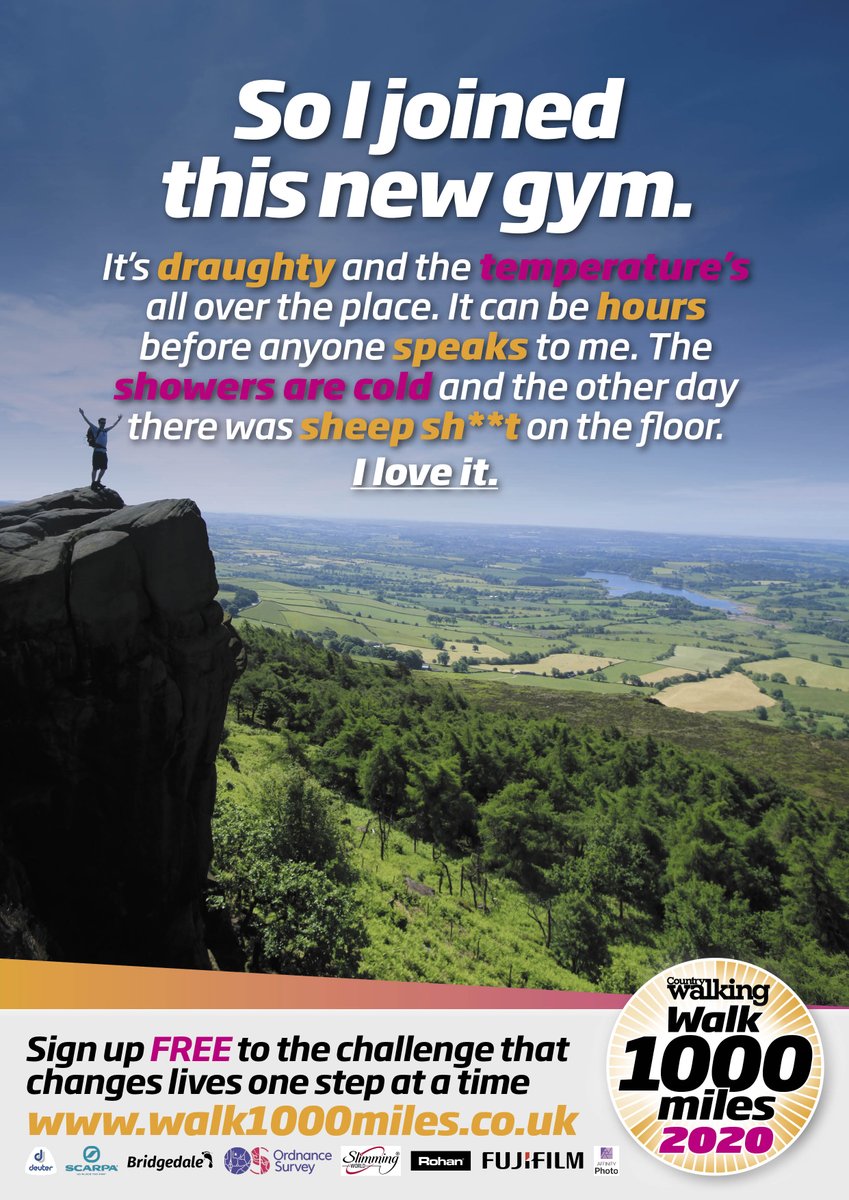 And you should SEE the view from the canteen! walk1000miles.co.uk #walk1000miles