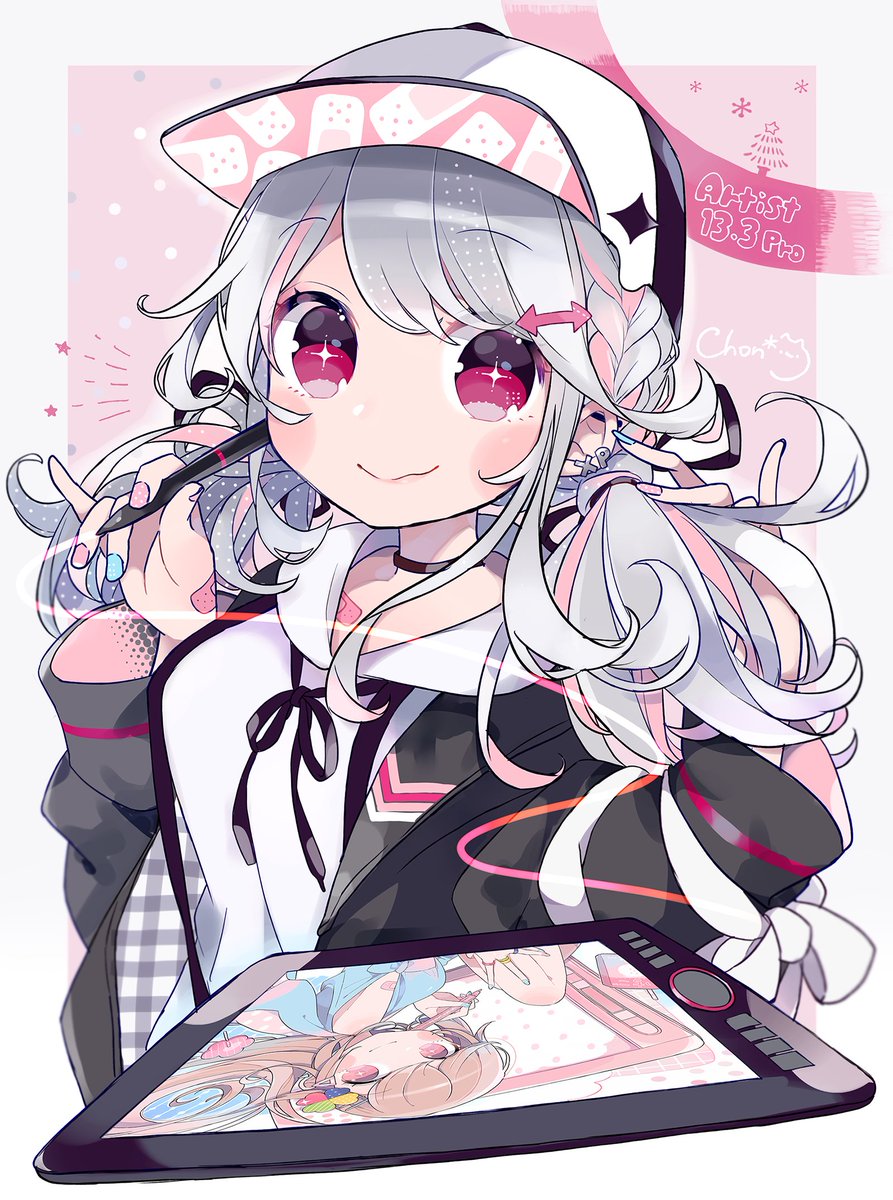 xx_Chon_xx's tweet photo. new液タブで初描き･v･*🌟

XP-PENさん( @XpJapan )とコラボさせていただいてArtist13.3 Proを使ってみました！下に自分なりのレビュー書いてみるので、液タブ考え中の方に少しでも参考になったら嬉しい。。。🙏 https://t.co/AxGtBfXJjG