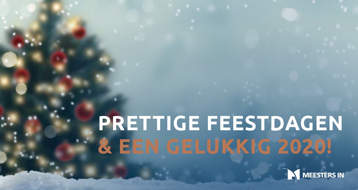 Meesters In wenst u prettige feestdagen en alle goeds voor 2020 🎇

Wij zijn gesloten van 21 december t/m 5 januari.
