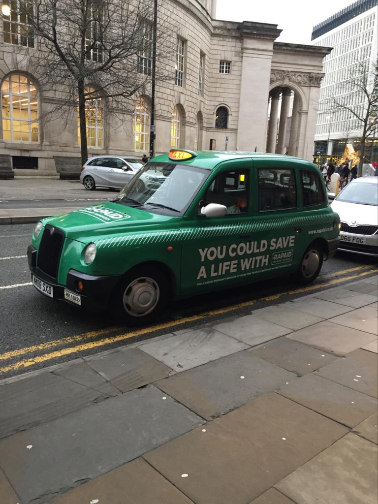 RAPAID Emergency Bandages (charity 1191265) (@rapaiduk) on Twitter photo We're outside <a href="/MidlandMCR/">The Midland Hotel</a> this morning distributing life-saving #RapaidBandages to <a href="/MantaxTaxi/">Mantax Taxis</a>
#FirstAid #Manchester #MCR #Taxi We're outside <a href="/MidlandMCR/">The Midland Hotel</a> this morning distributing life-saving #RapaidBandages to <a href="/MantaxTaxi/">Mantax Taxis</a>
#FirstAid #Manchester #MCR #Taxi