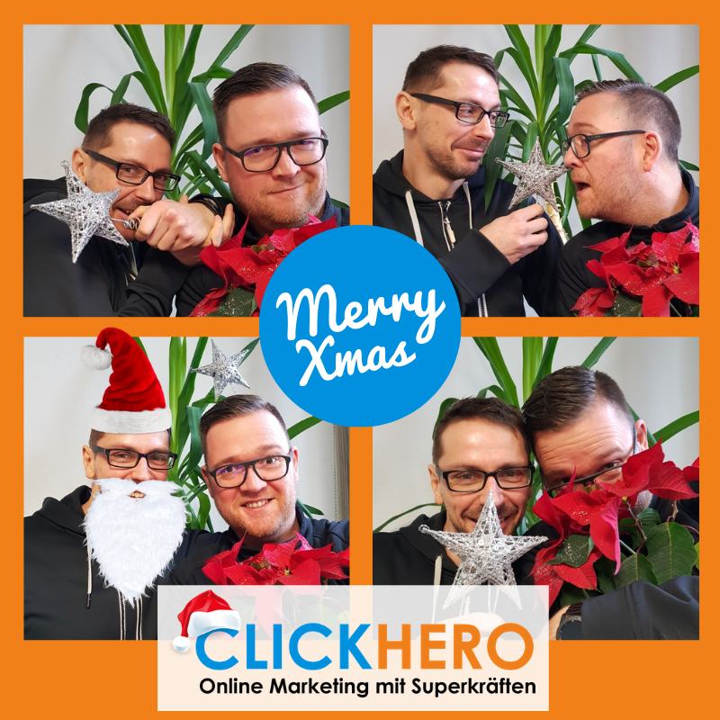 CLICKHEROS's tweet image. Liebe Geschäftspartner, liebe Freunde,

wir beenden so langsam  ein spannendes und großartiges Jahr 2019.  Für die angenehme Zusammenarbeit sagen wir #DANKE und wünschen euch und euren Familien besinnliche Feiertage und einen guten Rutsch ins neue Jahr. Genießt die Zeit! 🎅 🎉 😉