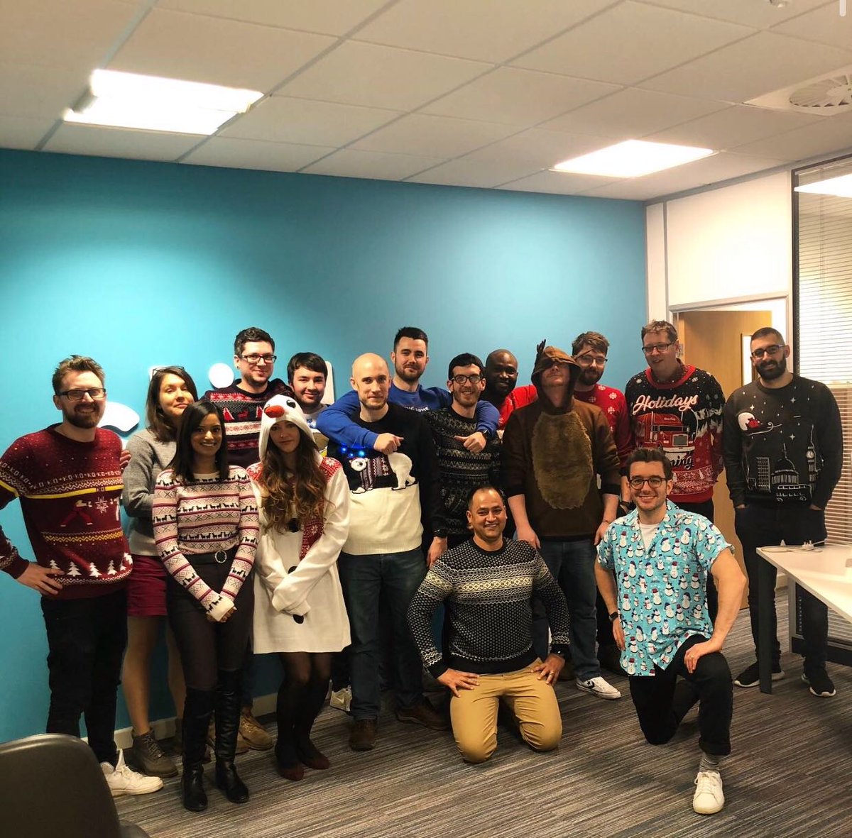 stickeeuk's tweet photo. It's #ChristmasJumperDay at Stickee today!🎅🎄We're NOW officially in the Christmas mood #Christmas2019 https://t.co/xgVksWBrLp