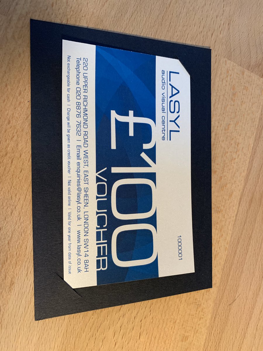 Just popped into the wonderful team <a href="/LasylAV/">Lasyl Audio Visual</a> in East Sheen to get a £100 voucher to say a big thanks to a lovely local lady called Debbie who kindly recommended her friends who’ve put their home on with us. 
Thanks and Merry Christmas #buylocal #sw14